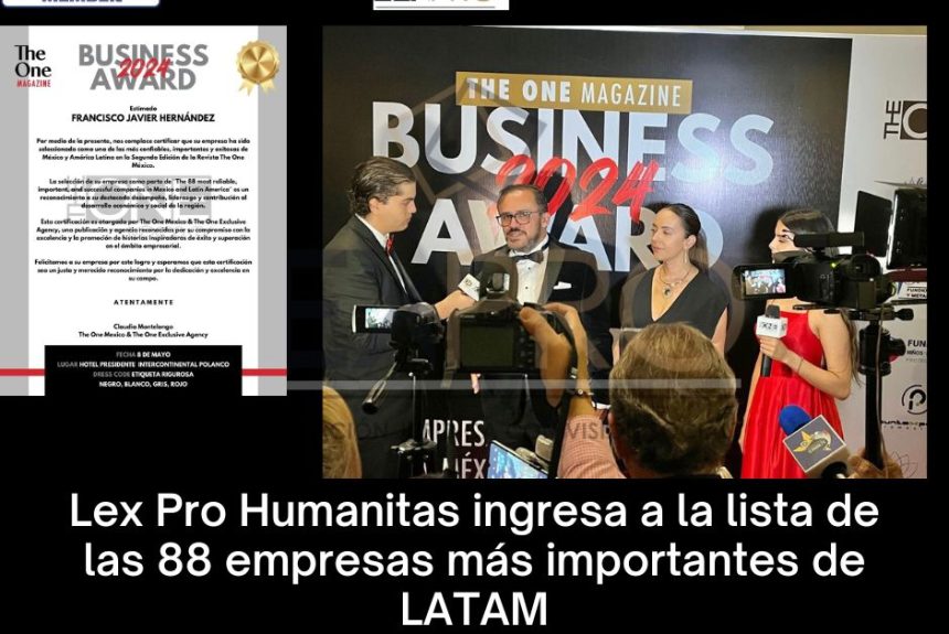 Lex Pro Humanitas ingresa a la lista de las 88 empresas más importantes de LATAM